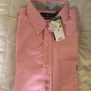 Men’s polo Ralph Lauren short sleeve button down M